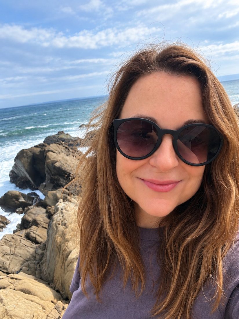 Becky Pister at the beach